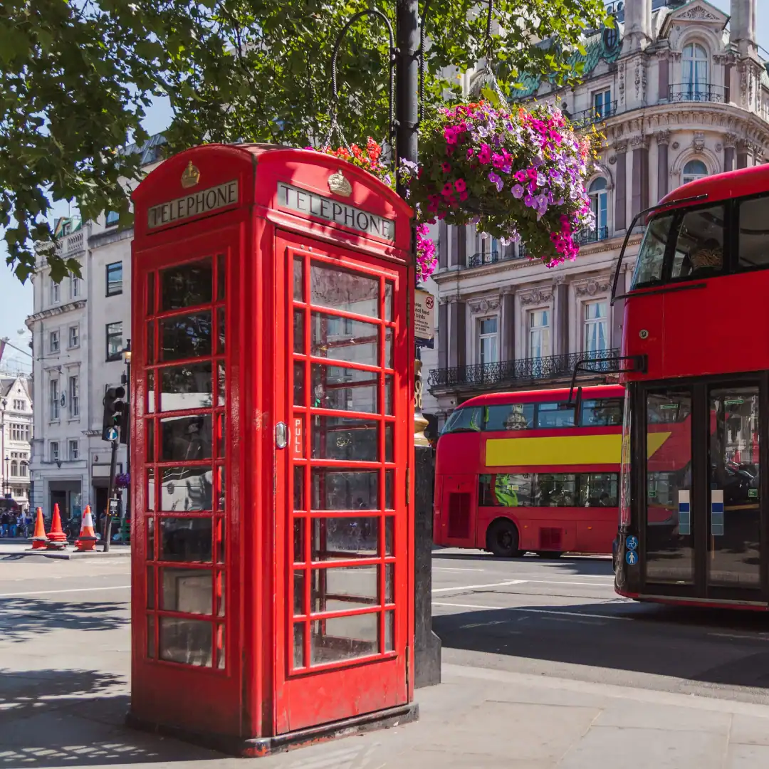 Cabina telefonica rossa a Londra