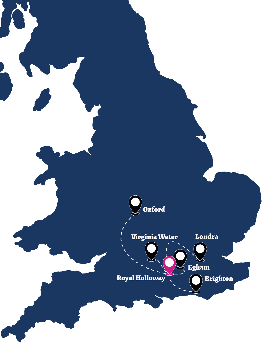 Royal Holloway; College; vacanza Studio; Regno Unito; UK; Inghilterra; Oxford; Londra; Virginia Water; Brighton