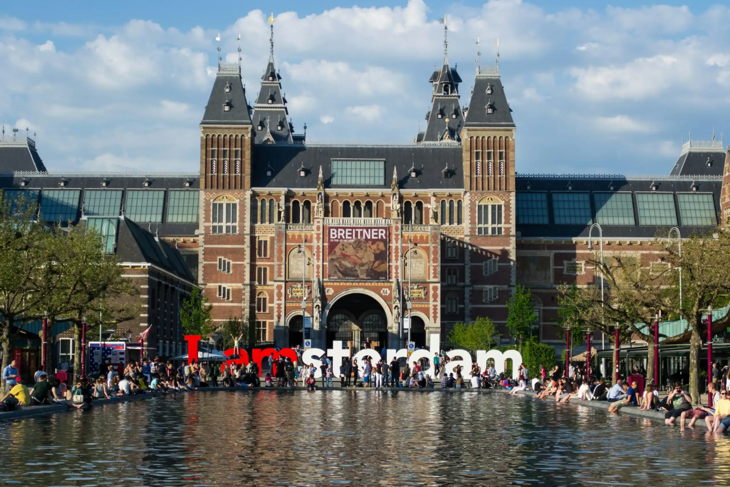 Famoso cartello di Amsterdam al museo