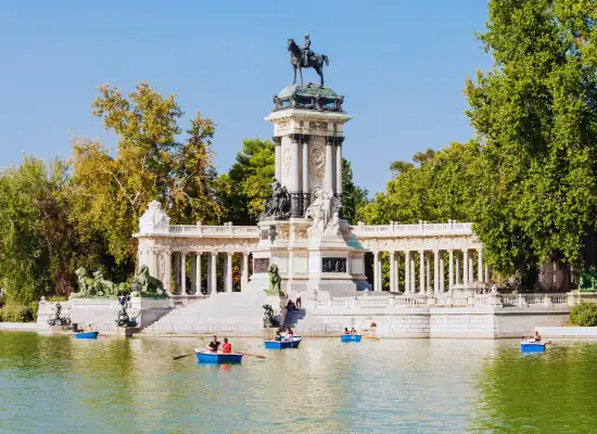 parco barche madrid spagna