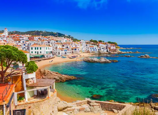 spiaggia vicino barcellona spagna