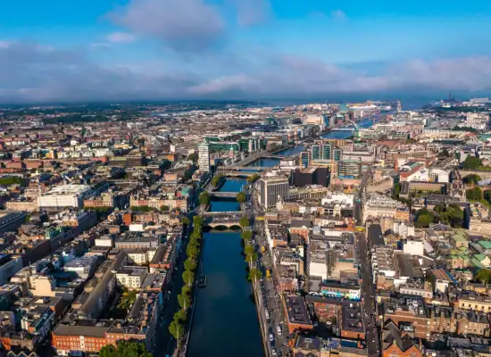 vista panoramica dublino irlanda
