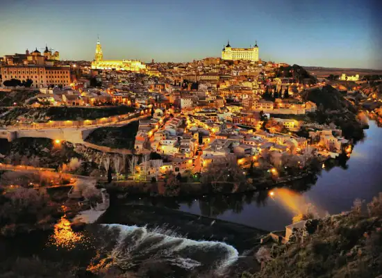 vista panoramica madrid spagna